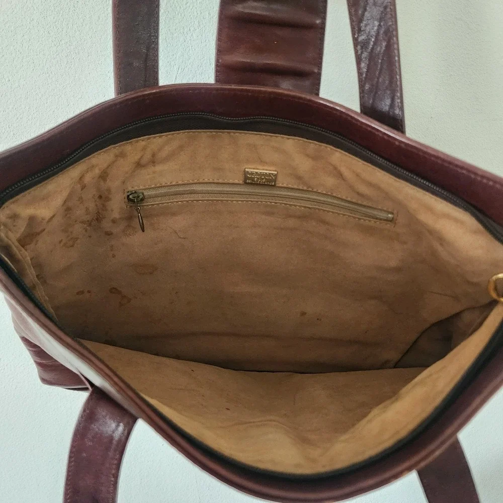Oroton Brown Leather Purse Shoulder Bag
